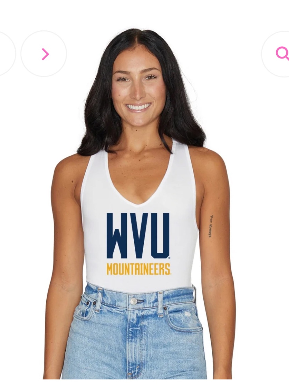 WVU Mountaineers Bodysuit